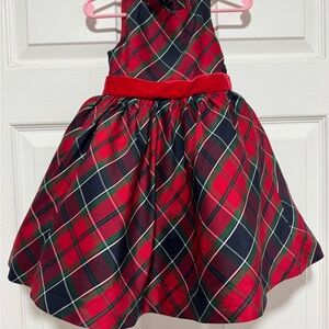 Janie and Jack Plaid Holiday Dress 18-24 months